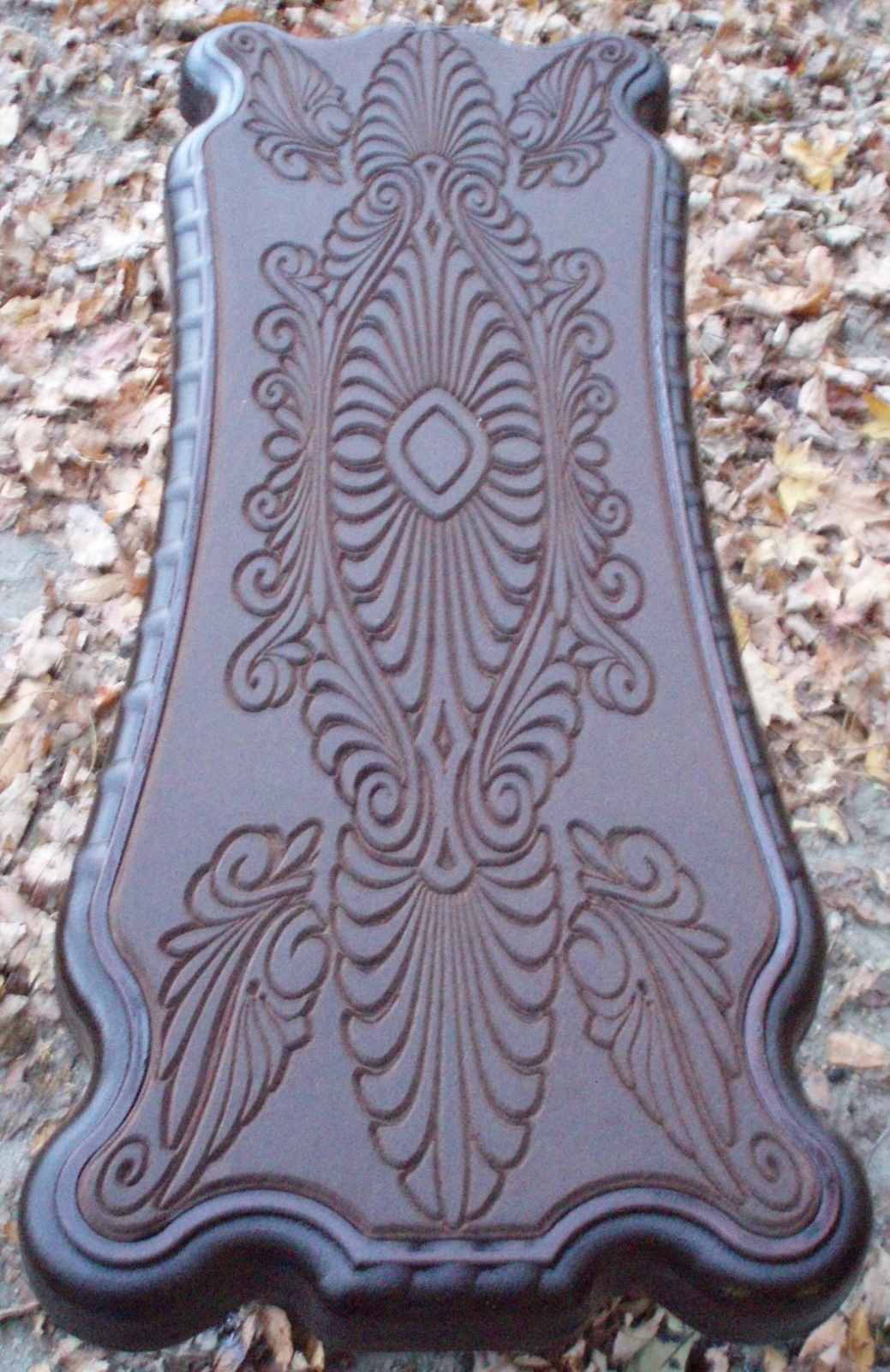 Concrete Cement Bench Mold Greek Scroll bench Top Commercial Grade Quality