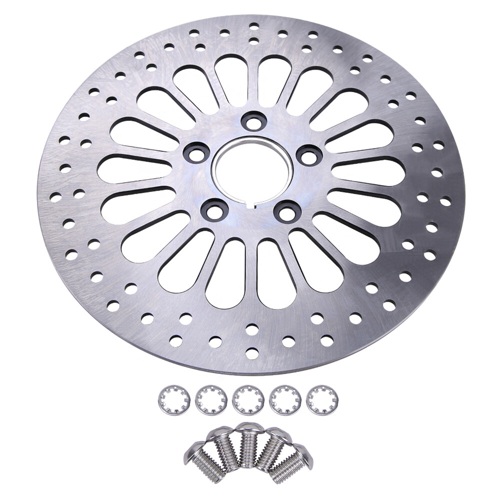 11.5" ( Front / Rear ) Brake Rotors Mirror Polished for Harley Touring Dynas