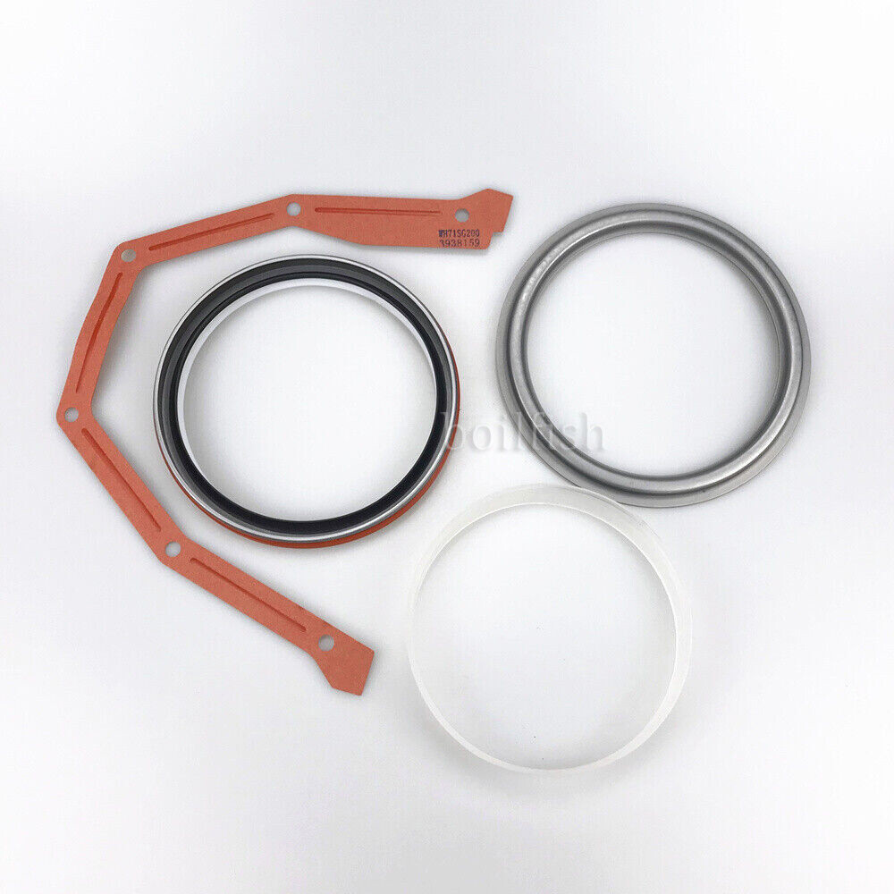 Rear Main Crankshaft Oil Seal & Gasket Kit 3925529 for 5.9L 12V 24V Cummins