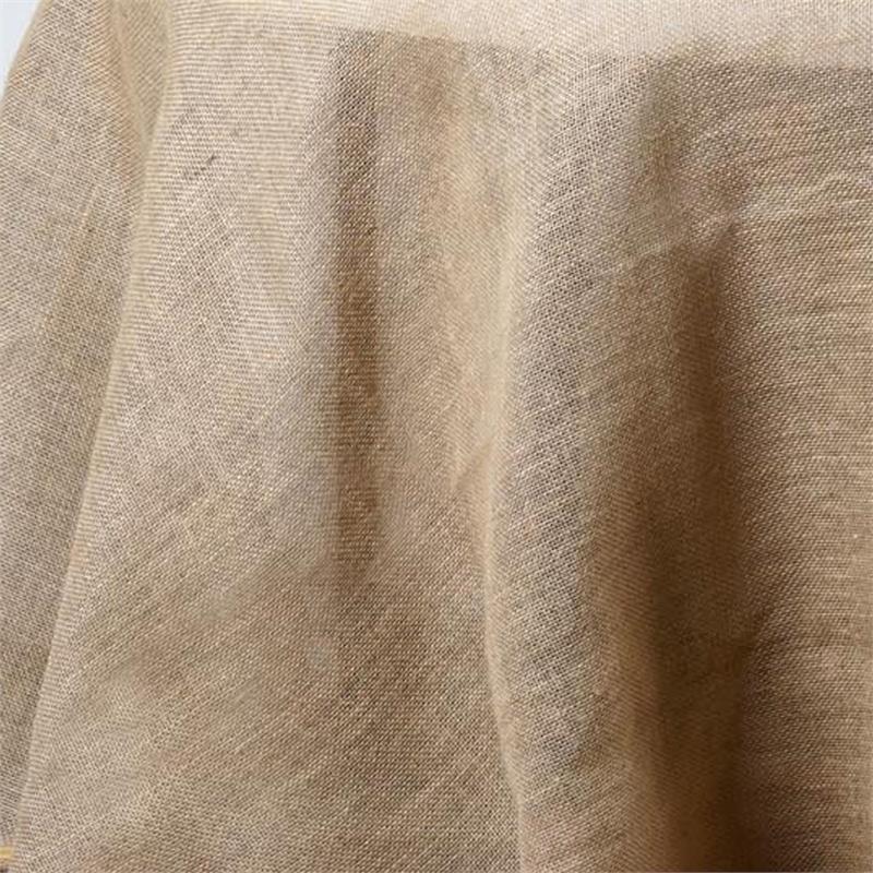 90-Inch ROUND Natural Brown Burlap Tablecloth Wedding Birthday Party Linens