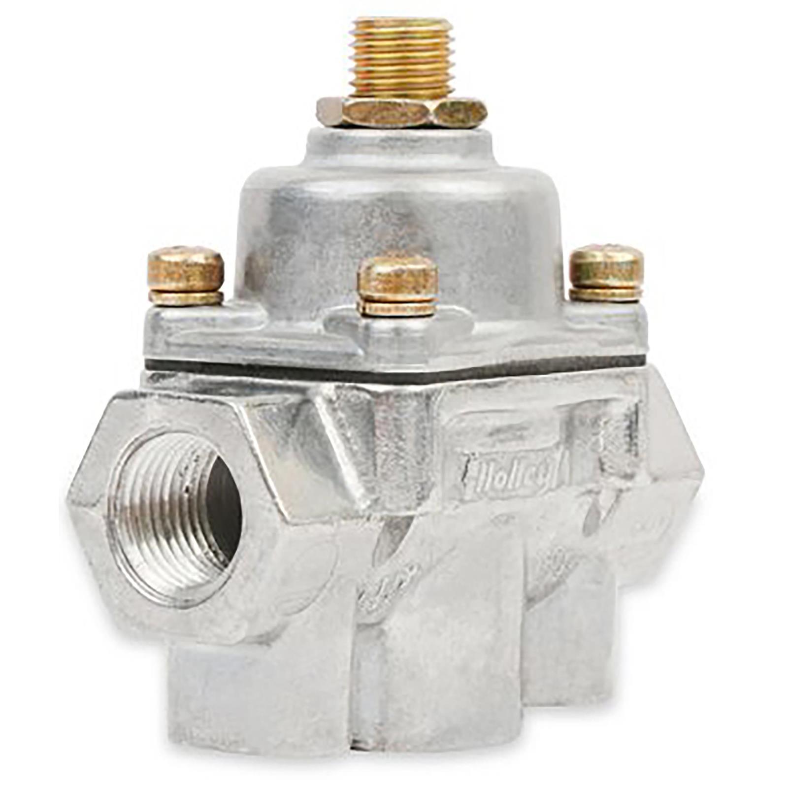 Holley Fuel Pressure Regulator & Liquid Filled Gauge Kit 4.5-9PSI