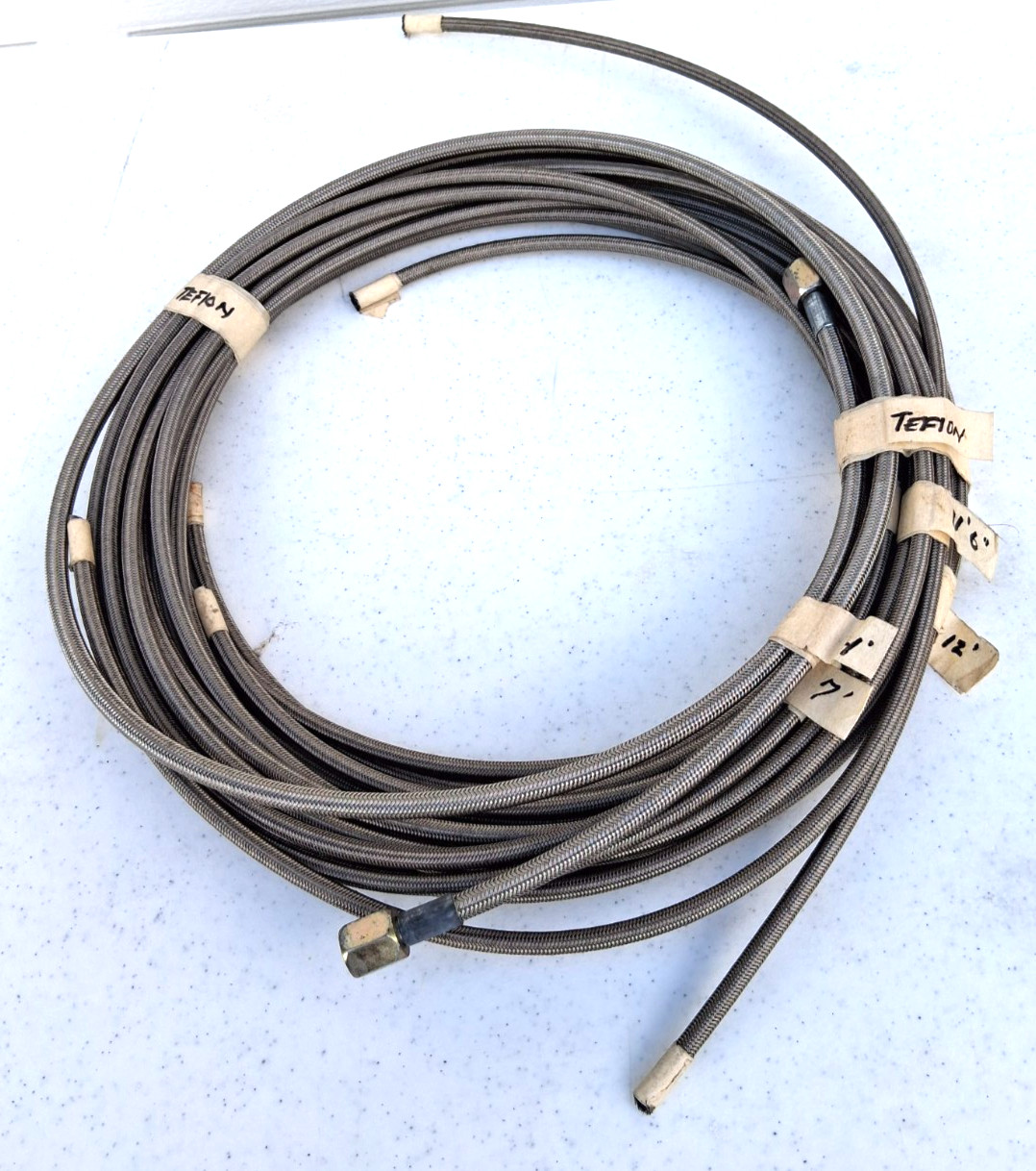 -3 STAINLESS PTFE BRAIDED LINE & GOODRIDGE FITTINGS