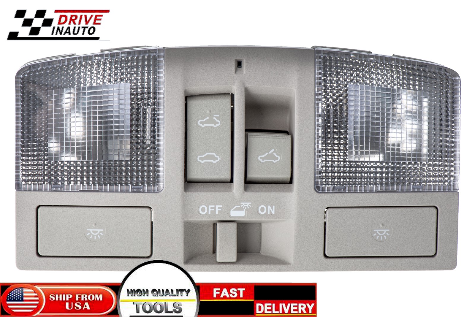 Overhead Console Dome Light Sun Roof Switch fits 2010-2013 Mazda 3 BCN869970B75