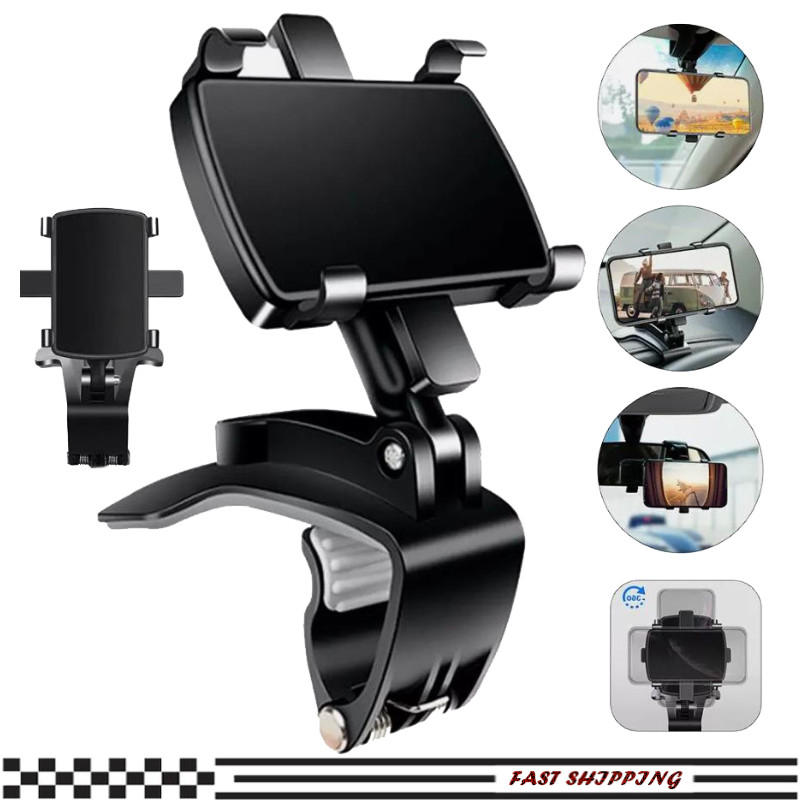 Universal 360° Car Phone Mount Holder For Cell Phone Samsung Galaxy iPhone