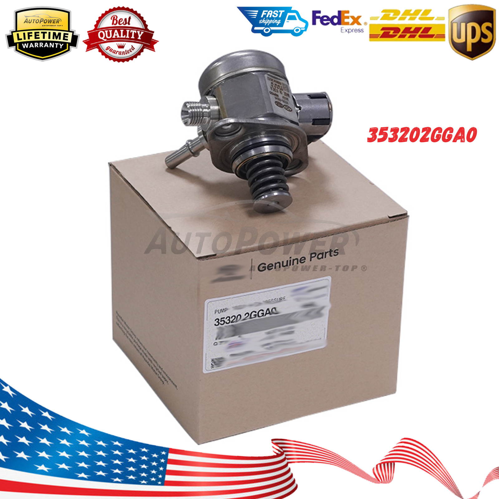 NEW HIGH PRESSURE FUEL PUMP for 2015-2020 HYUNDAI KIA 2.4L 35320-2GGA0