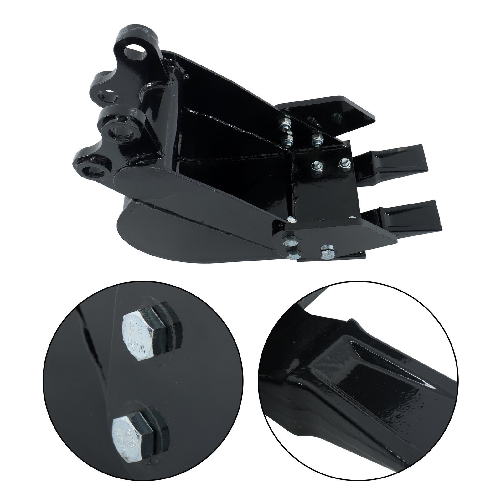 Narrow Trenching Bucket 200mm Attachment For Mini-excavators Digger