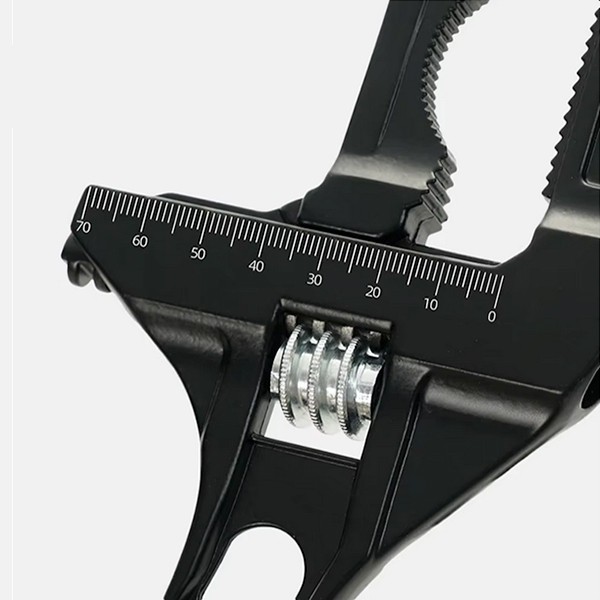 PIPE WRENCH Adjustable Wide Opening Aluminum Bathroom Plumbing Fixture Tool