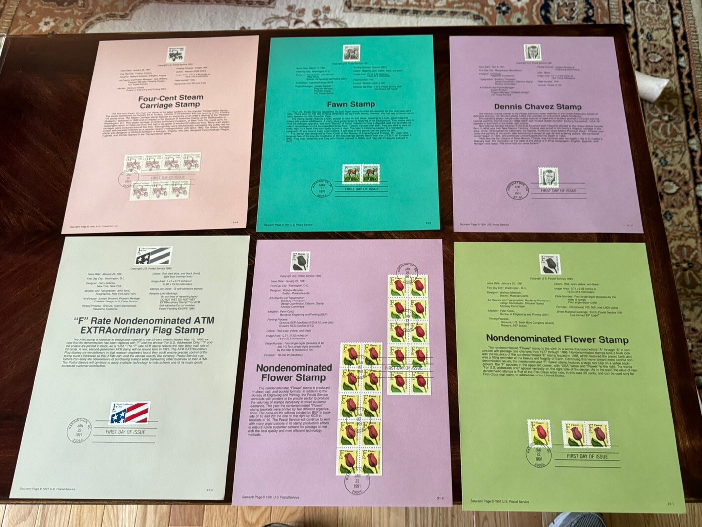 US Stamps First Day Of Issue 31 Sheets In Mint Condition