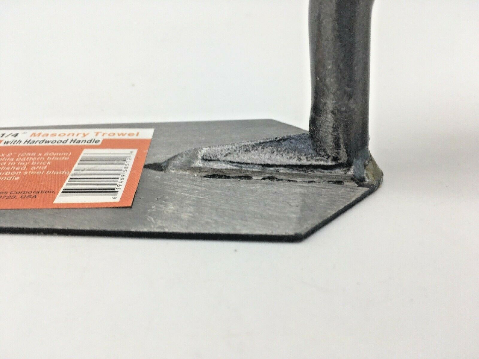 10-1/4 Masonry Trowel 10 1/4" x 2" Hardwood Handle