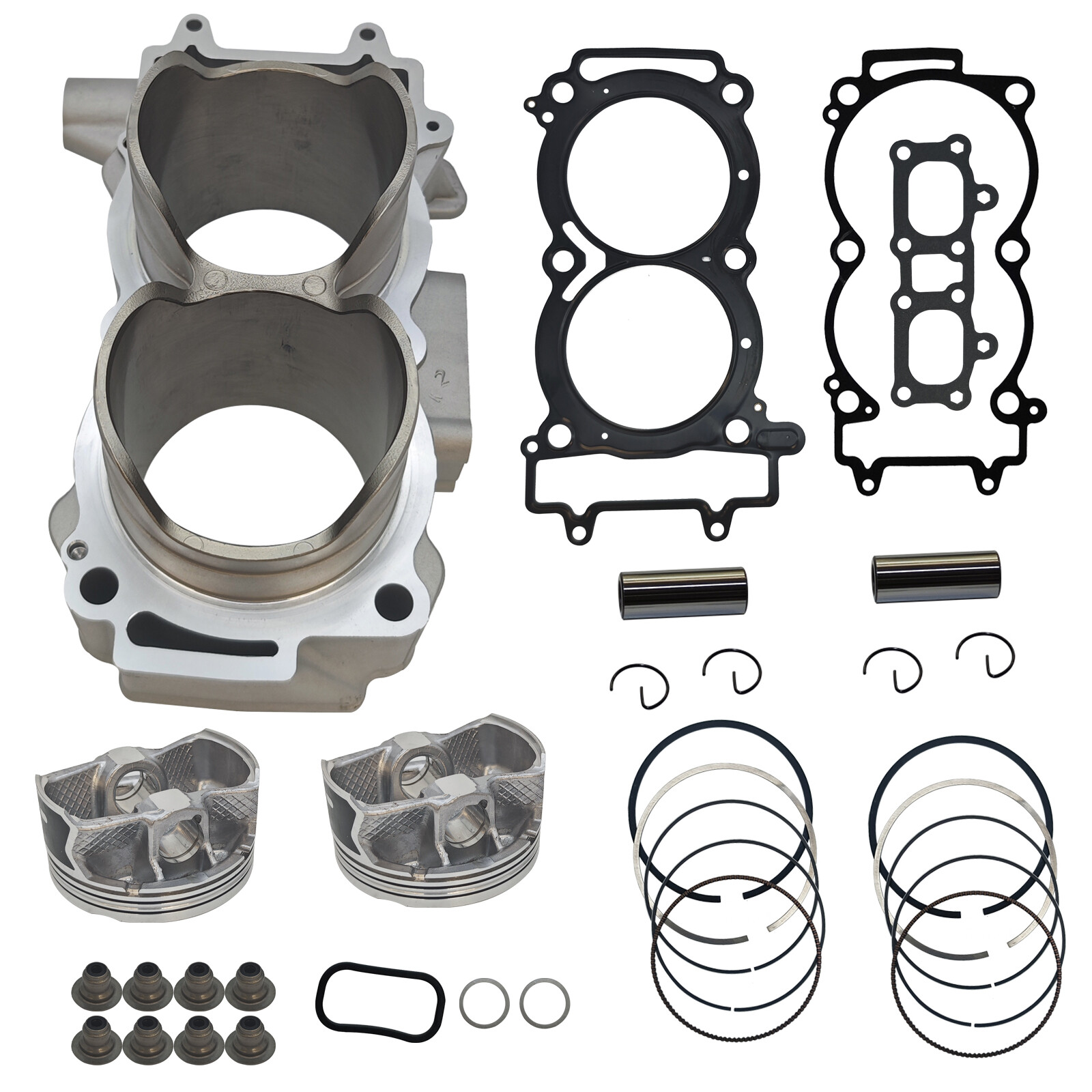 For Polaris 1000 Cylinder Piston Top End Gasket Rebuild Kit RZR XP1000 XP 93mm