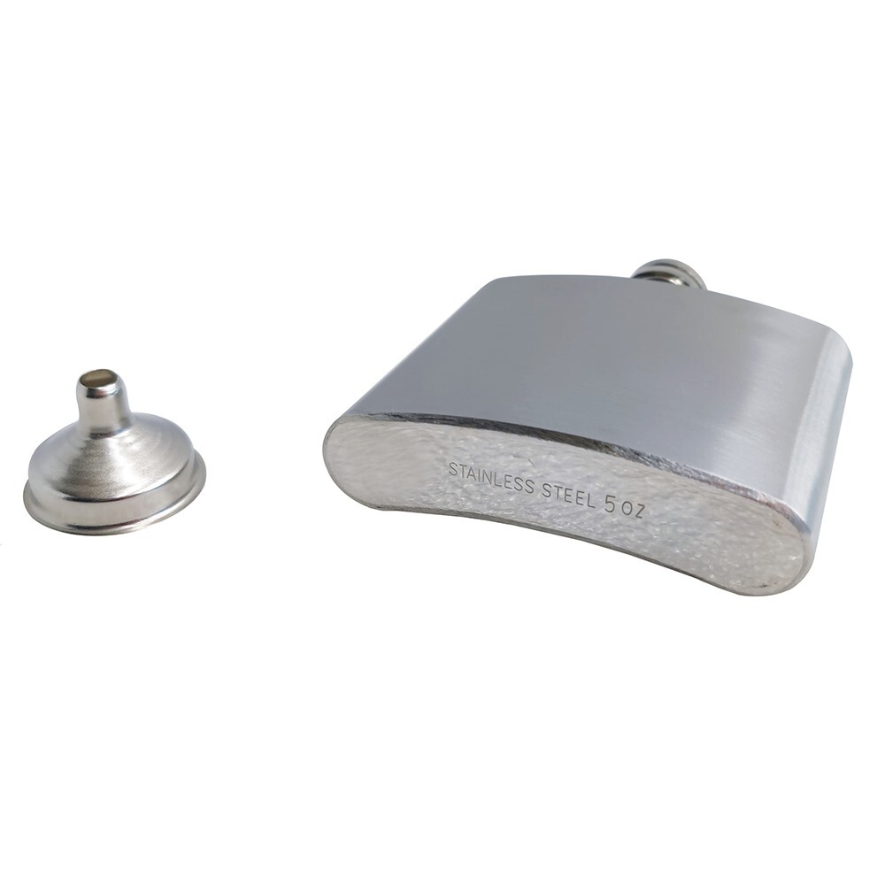 5oz Pocket Flask with Portable Funnel Portable Alcohol Wine Bottle Stainless