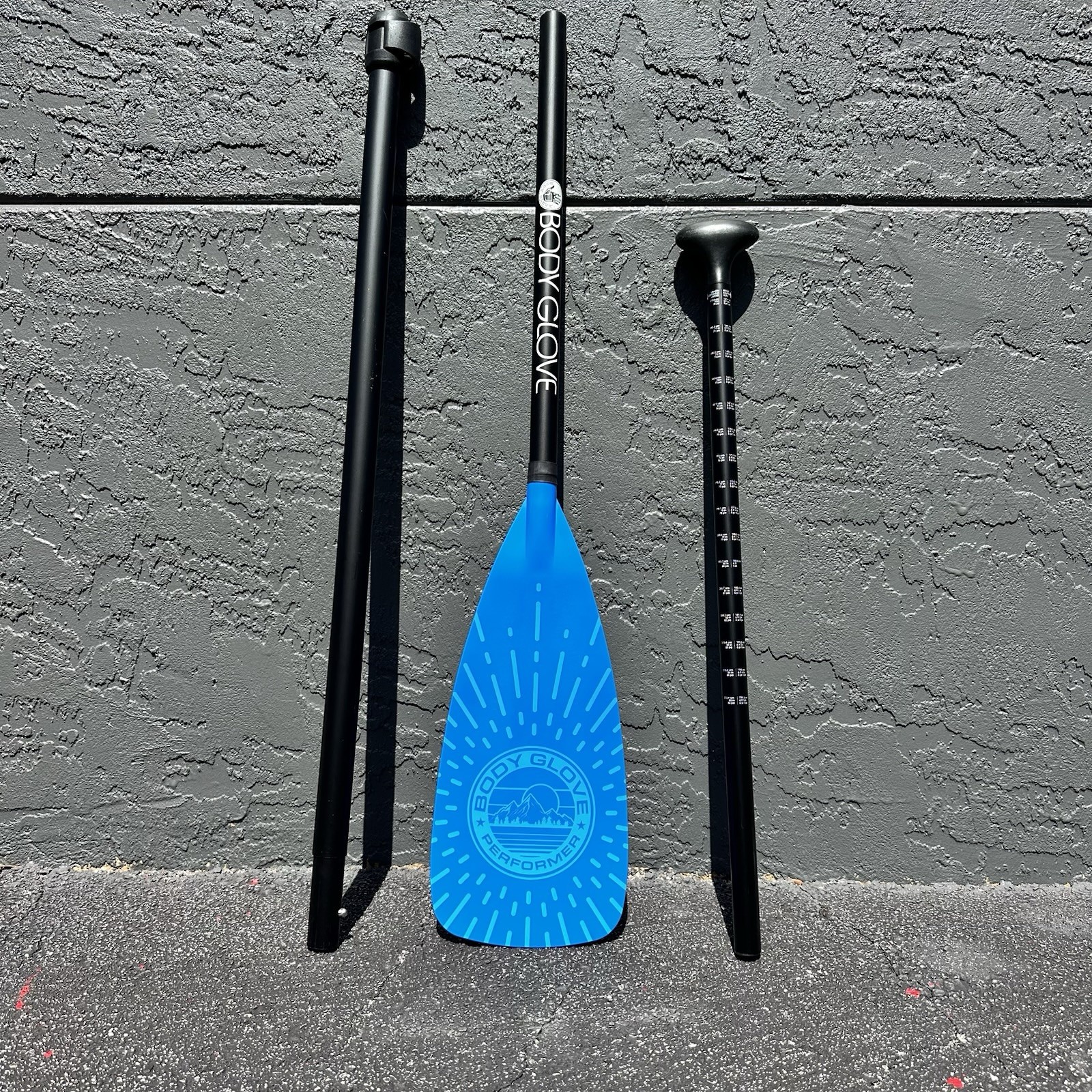 3-Piece Adjustable SUP Paddle –Lightweight, Floating Aluminum Shaft (Body Glove)