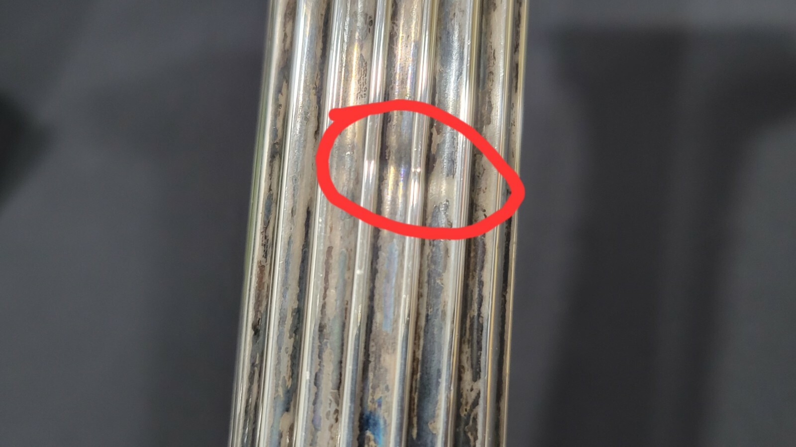 Two of Antique German Gebruder Deyhle 800 silver column candle sticks, 19th C.