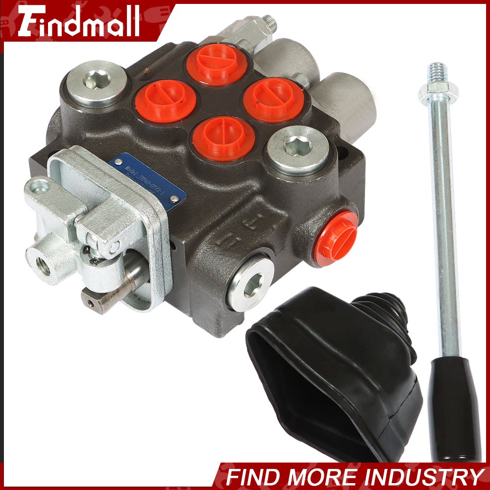 2 Spool 11GPM Hydraulic Control Valve Double Acting Tractor Loader W/Joystick