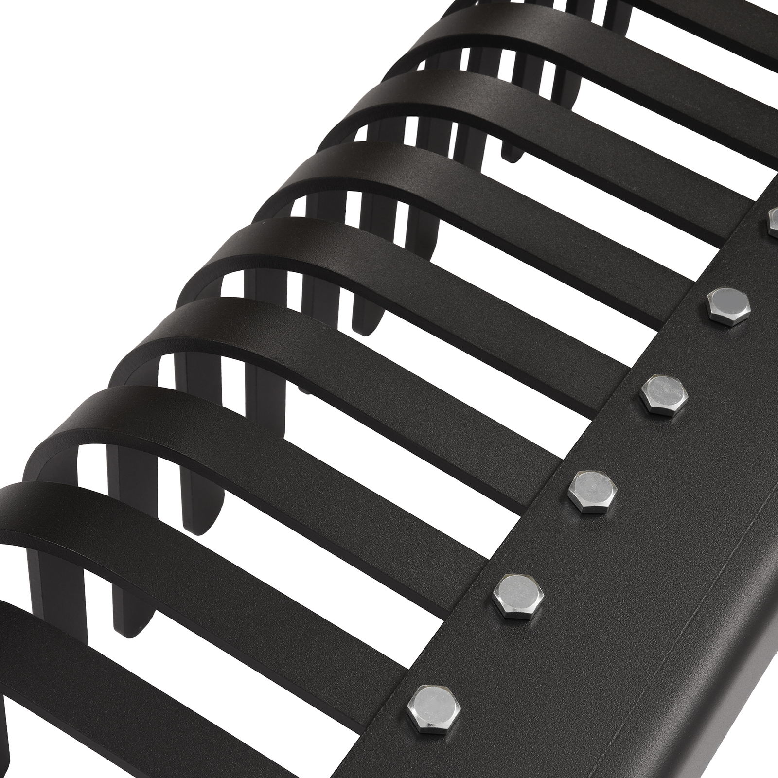 Yellow 3-Point Landscape Rock Rake Garden Tool For CAT 1 Tractors Hookup 5 FT