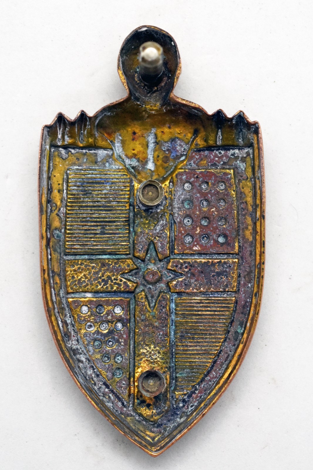 Original 1946 1947 1948 1949 Lincoln Hood Emblem / Badge - Vintage