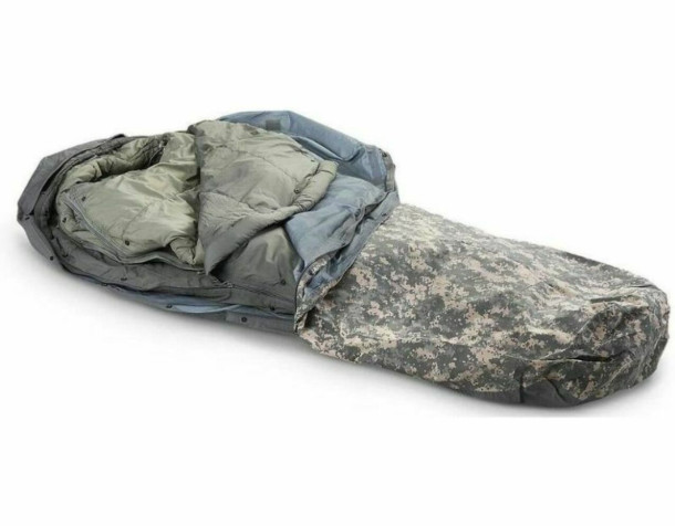 USGI Army Military 4-Piece Modular Sleep System MSS ACU Sleeping Bag Set