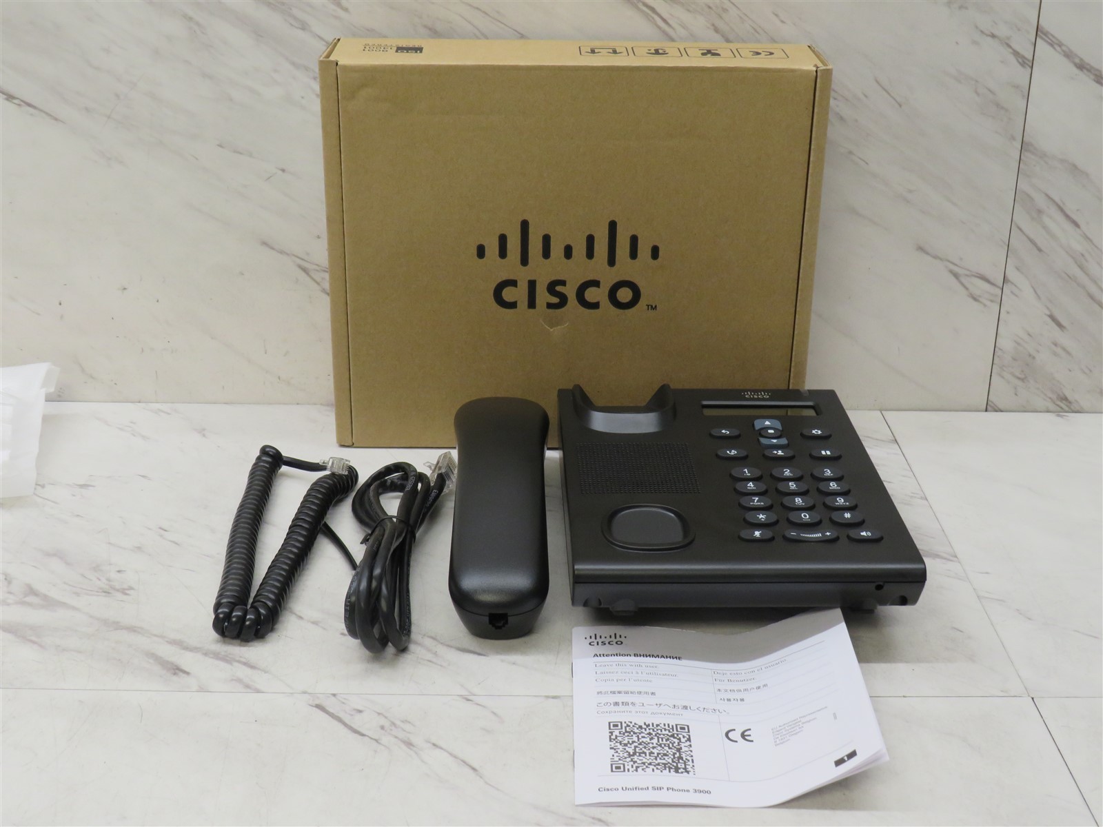 OPEN BOX Cisco CP-3905 Unified SIP VoIP Phone 74-8071-02 D0