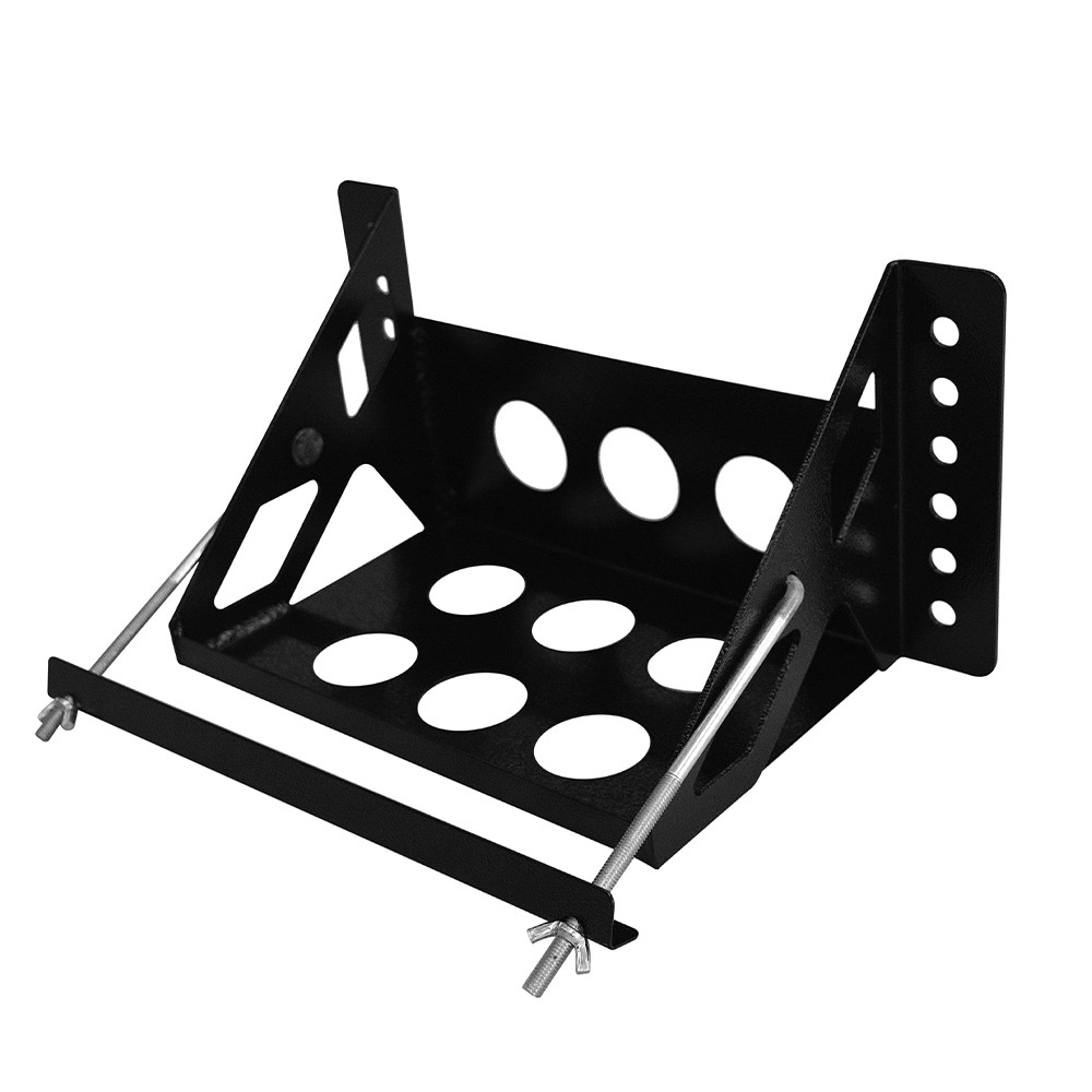 Universal Bolt on Battery Mounting Box Tray Fit 14.4" Overall Hold Down