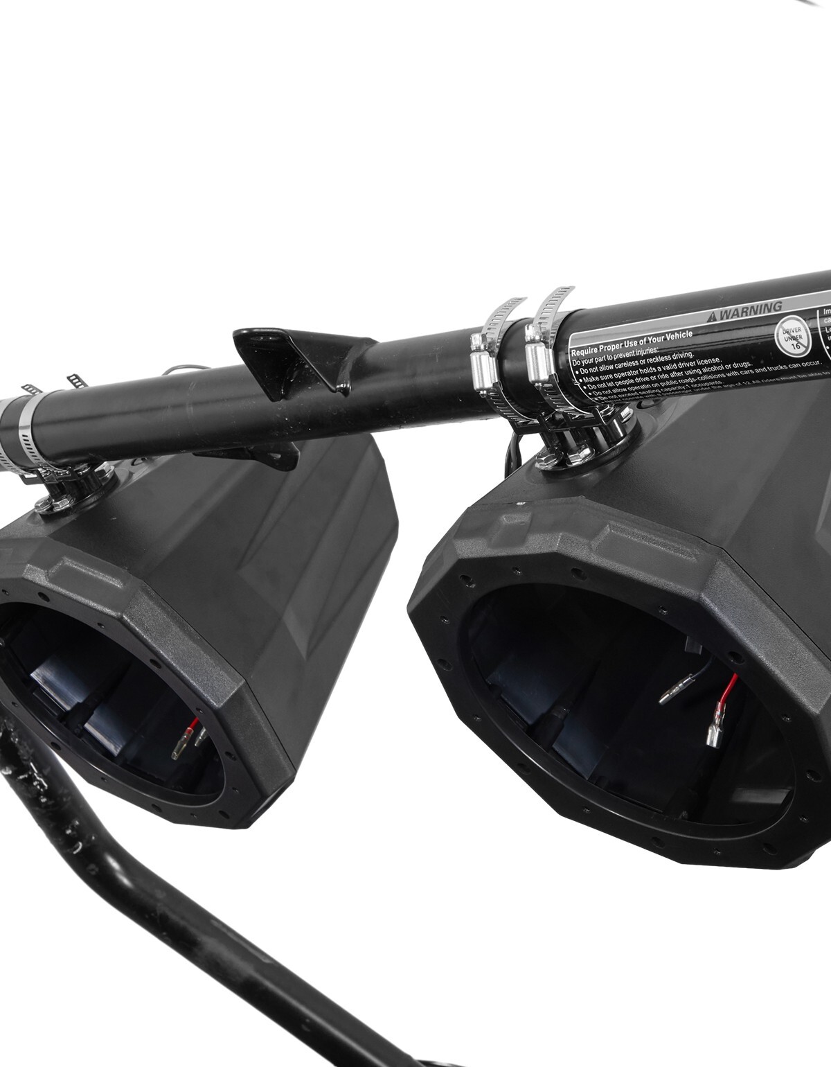 A Pairs Upgraded 8" Speaker Pod Enclosure UTV 8-Inch Speaker Cage Pods