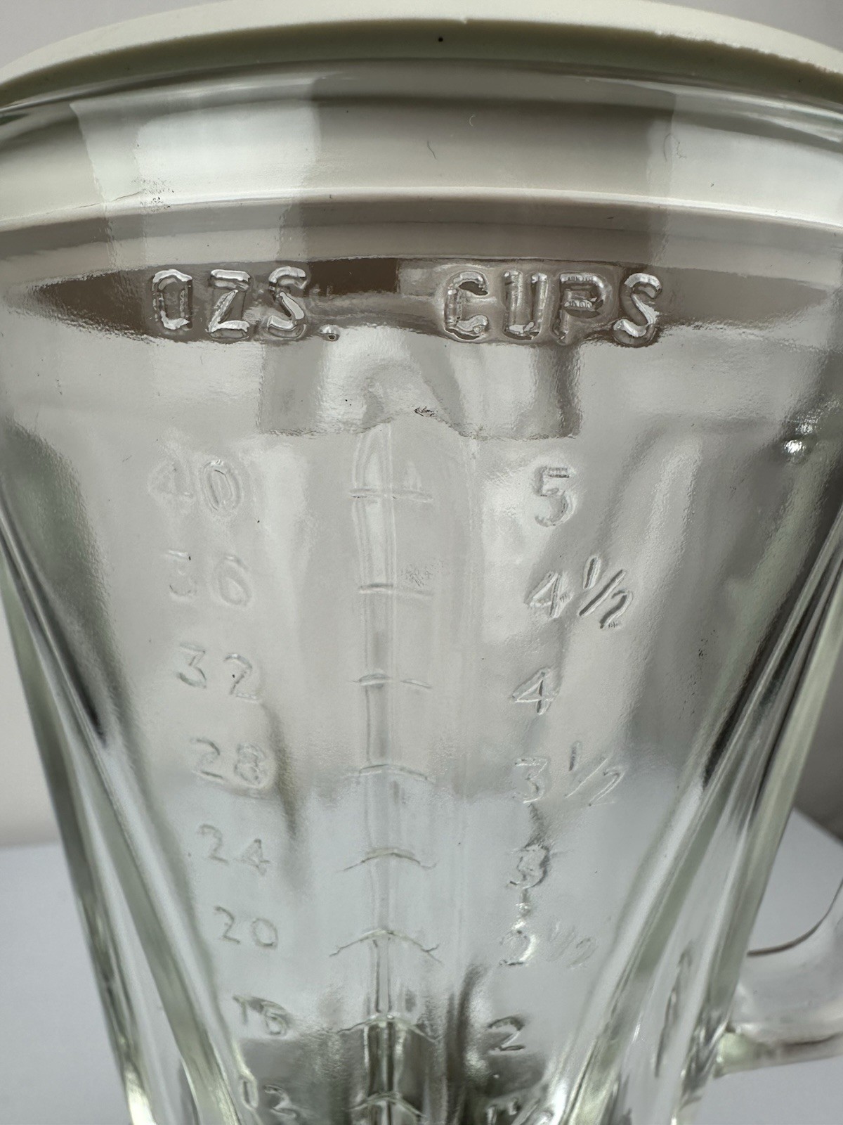 Vintage 1960's MCM Mid Century Modern Sears 7 Speed 40oz Blender With Real Glass