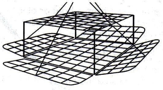 F J Neil 225-CT Snap-Trap Crab Trap 10.5" x 10.5"