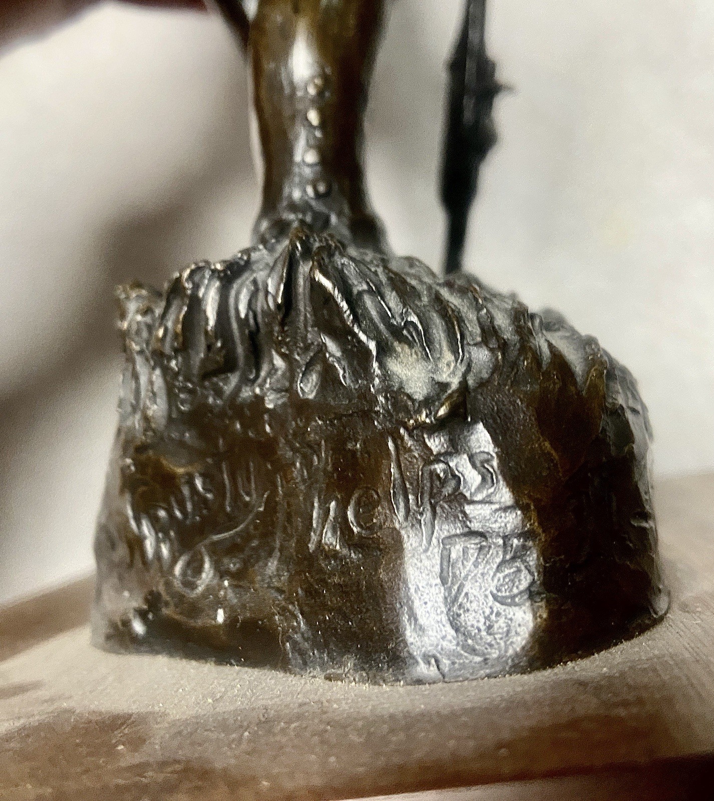 Bronze Minute man Statue Rusty Phelps Signed 21/61