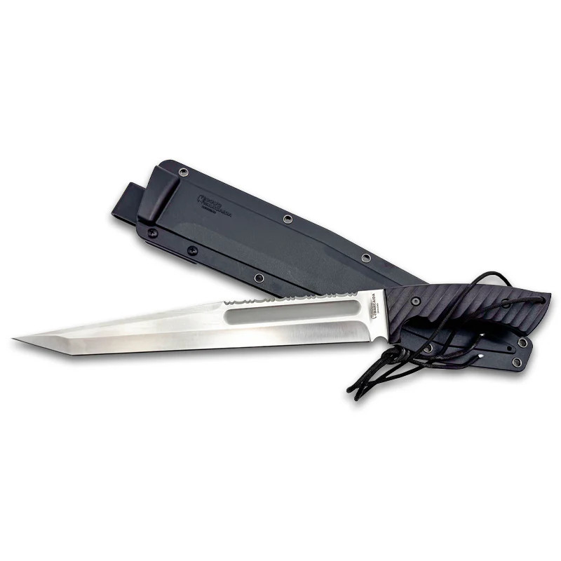 BattlBolt Fixed Blade Full Tang Machete Hunting Survival Knife by Doug Marcaida