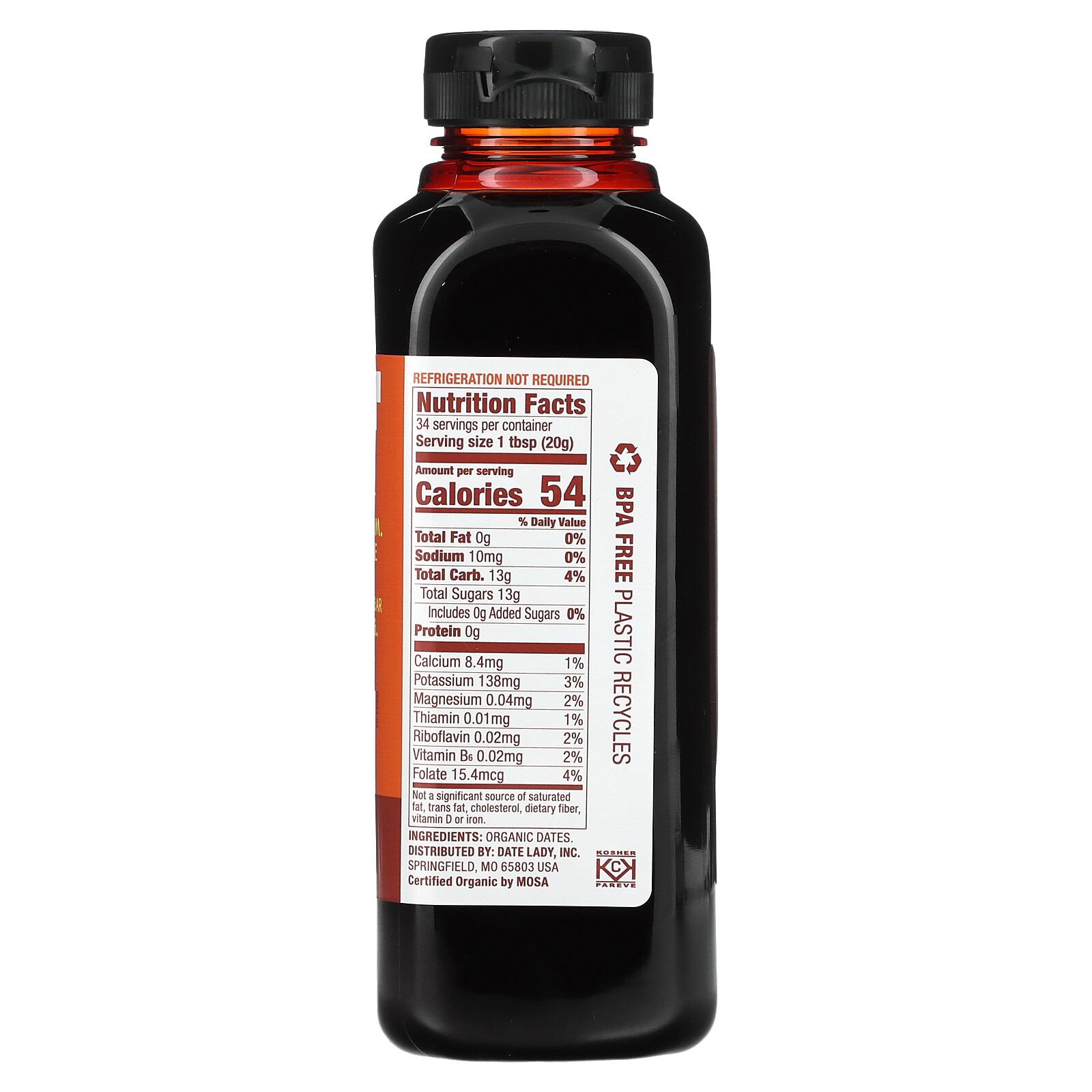 Date Syrup, 24 oz (680 g)