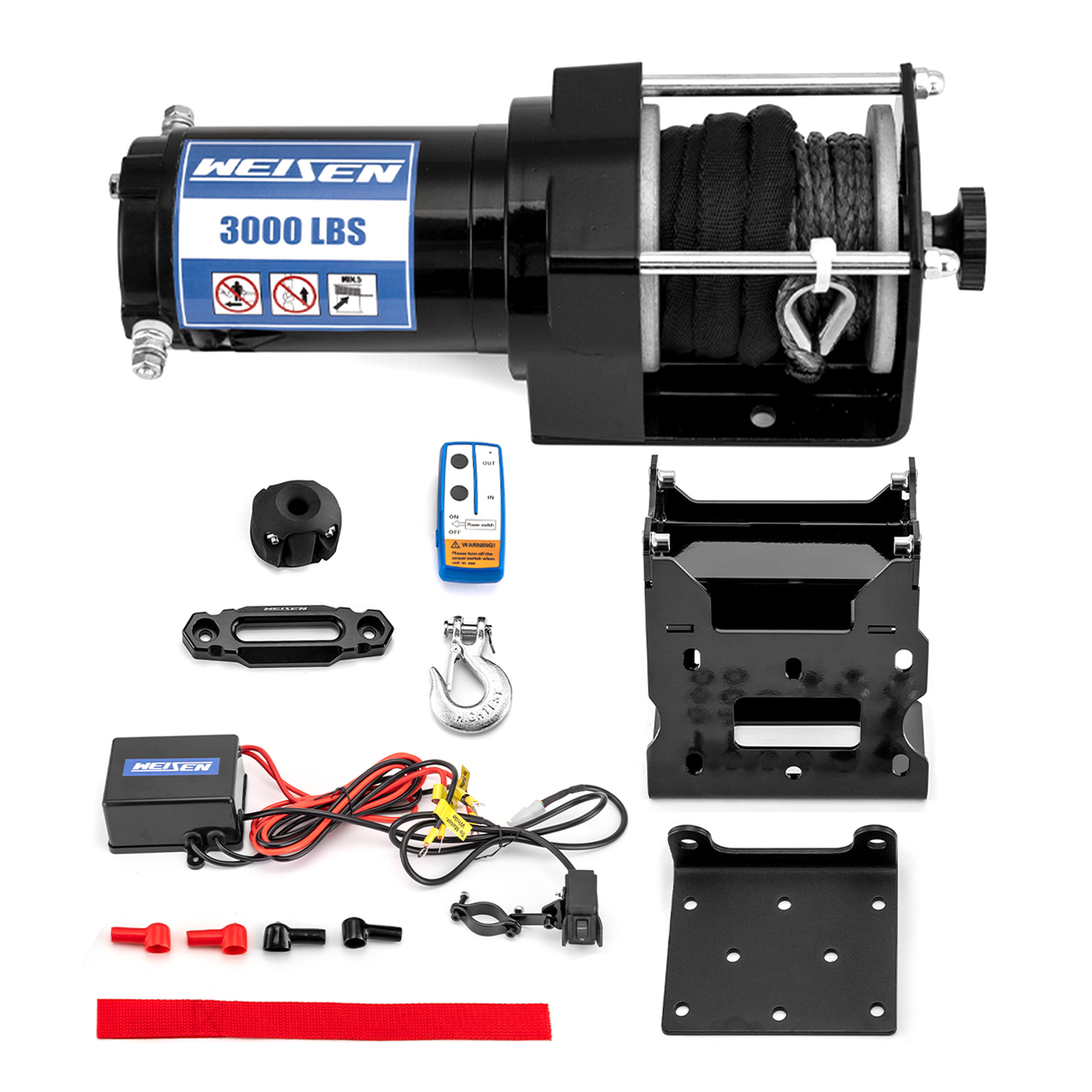 For Polaris Sportsman 450 Winch and Mount Plate Kit 2016-2025 3000 lbs ATV