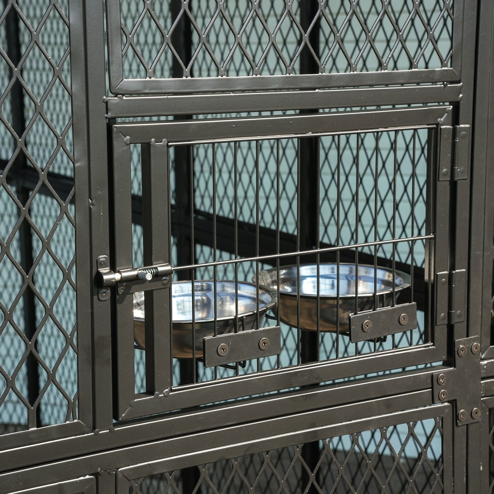 Extra Large Flight Metal Bird Cage Aviary Parrot Macaw Finch Tight Bar Spacing