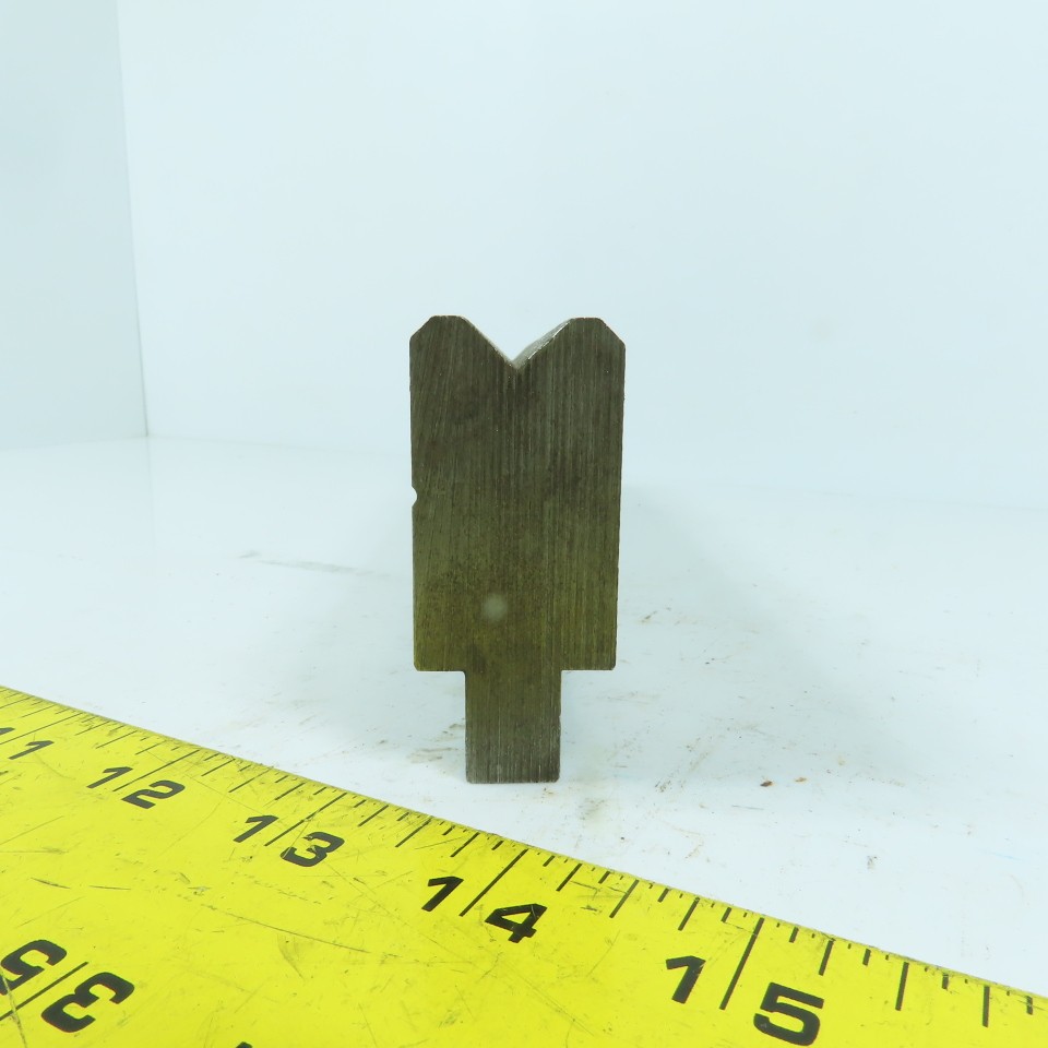 10" L Press Brake 90° V-Forming Angle Die Block 1/2" Tang 1" Thick