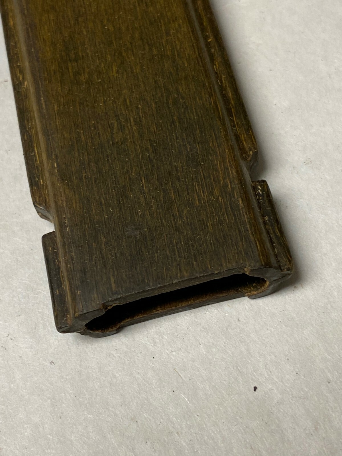 ORIGINAL NATO ISSUE WOOD STYLE SHEATH REPLACEMENT FOR M8A1 SCABBARD.