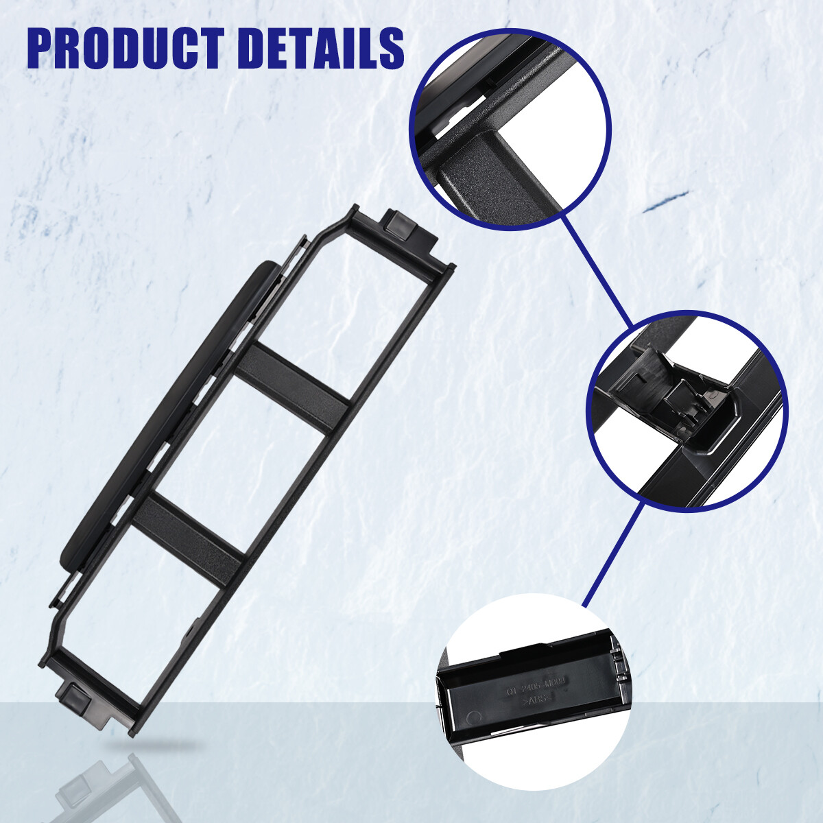 Front Bumper Grille + Corner Panel Cover For Ford F150 2021-2023 OE#ML3Z17B968BB