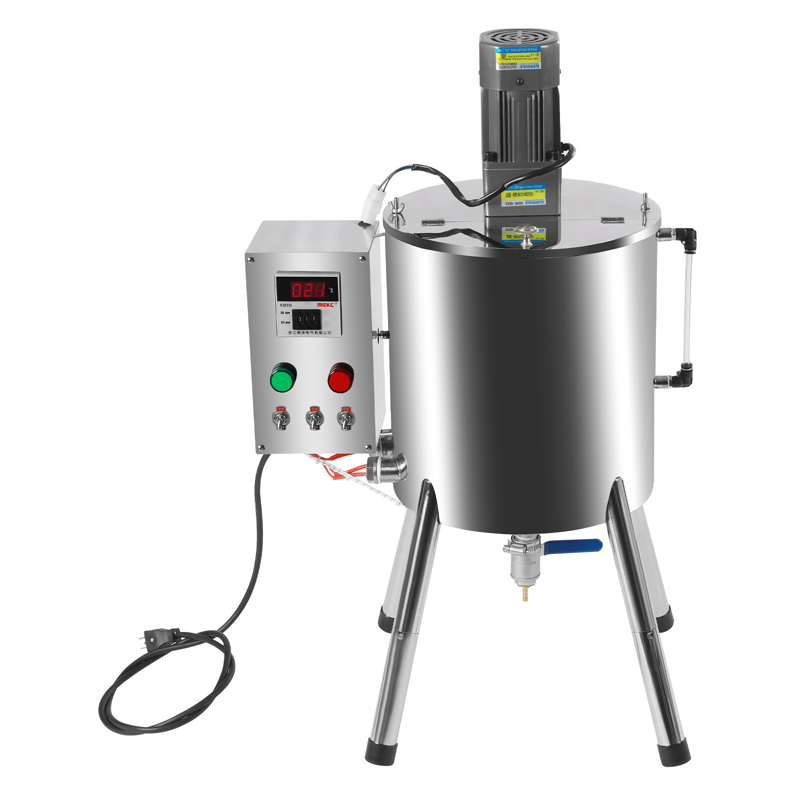 YK-15L Heating Mixing Filling Machine Stirring Tank Liquid Paste Lipstick Filler
