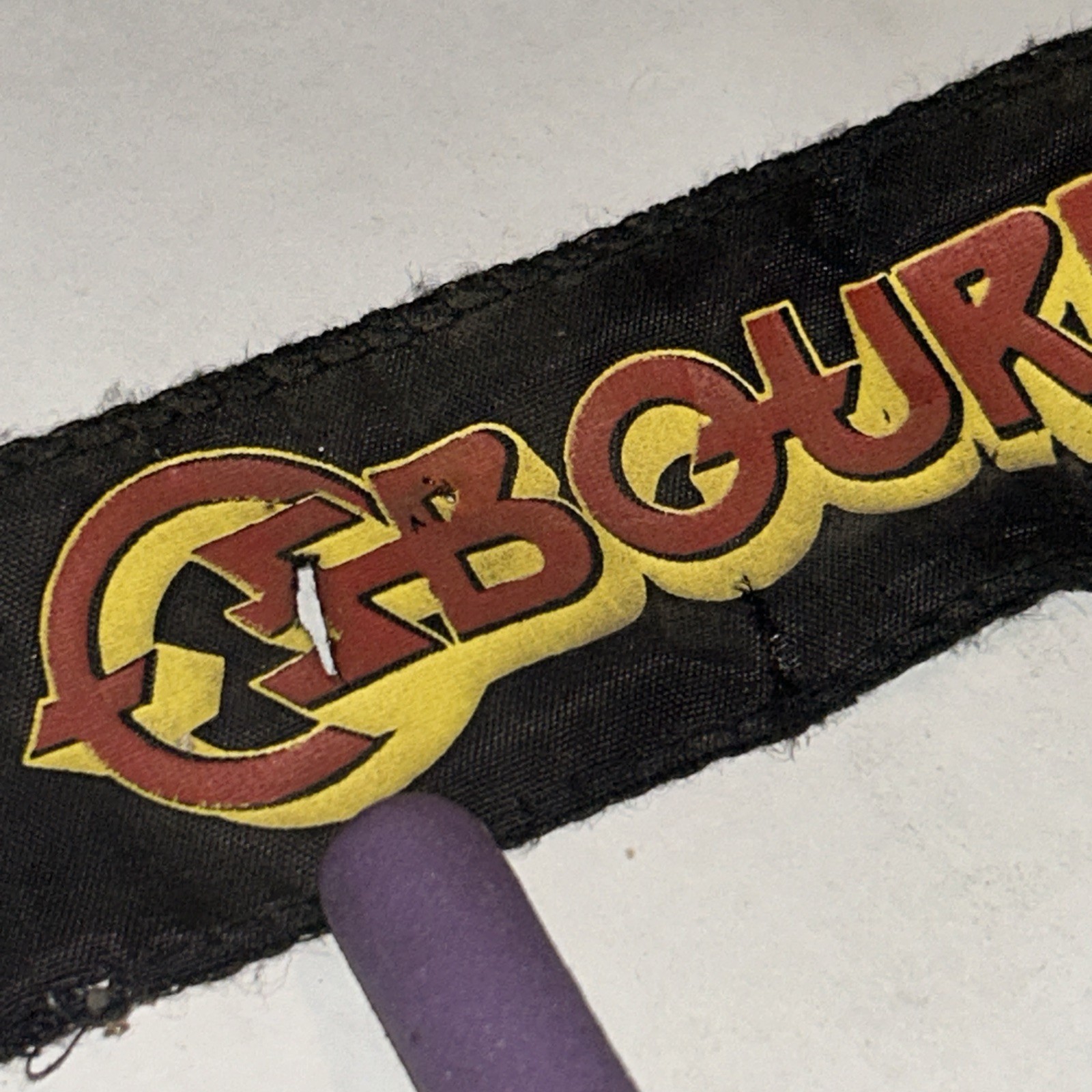 VTG Ozzy Osbourne 1984 HEADBAND SPEAK OF THE DEVIL - RARE - Bat Logo