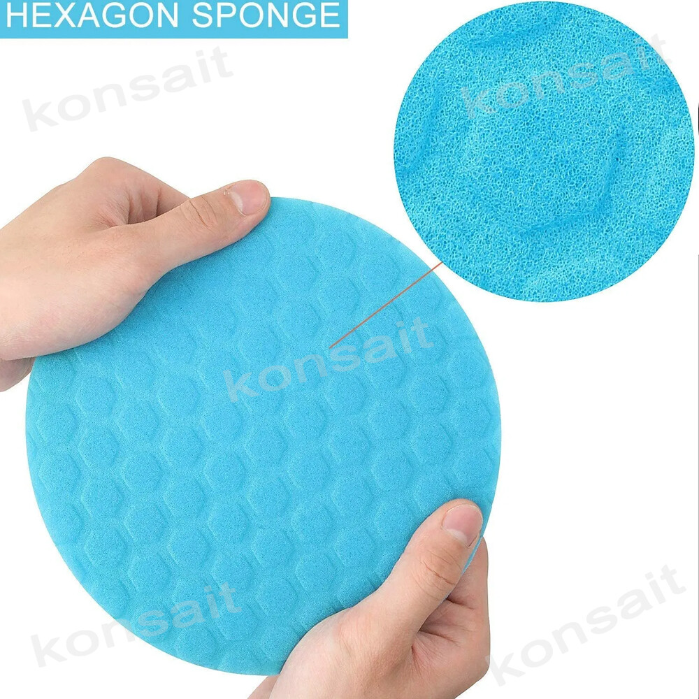 5PCS Polishing Pad 6inch Car Polisher Foam Buffer Waxing Finishing Buffing Wheel
