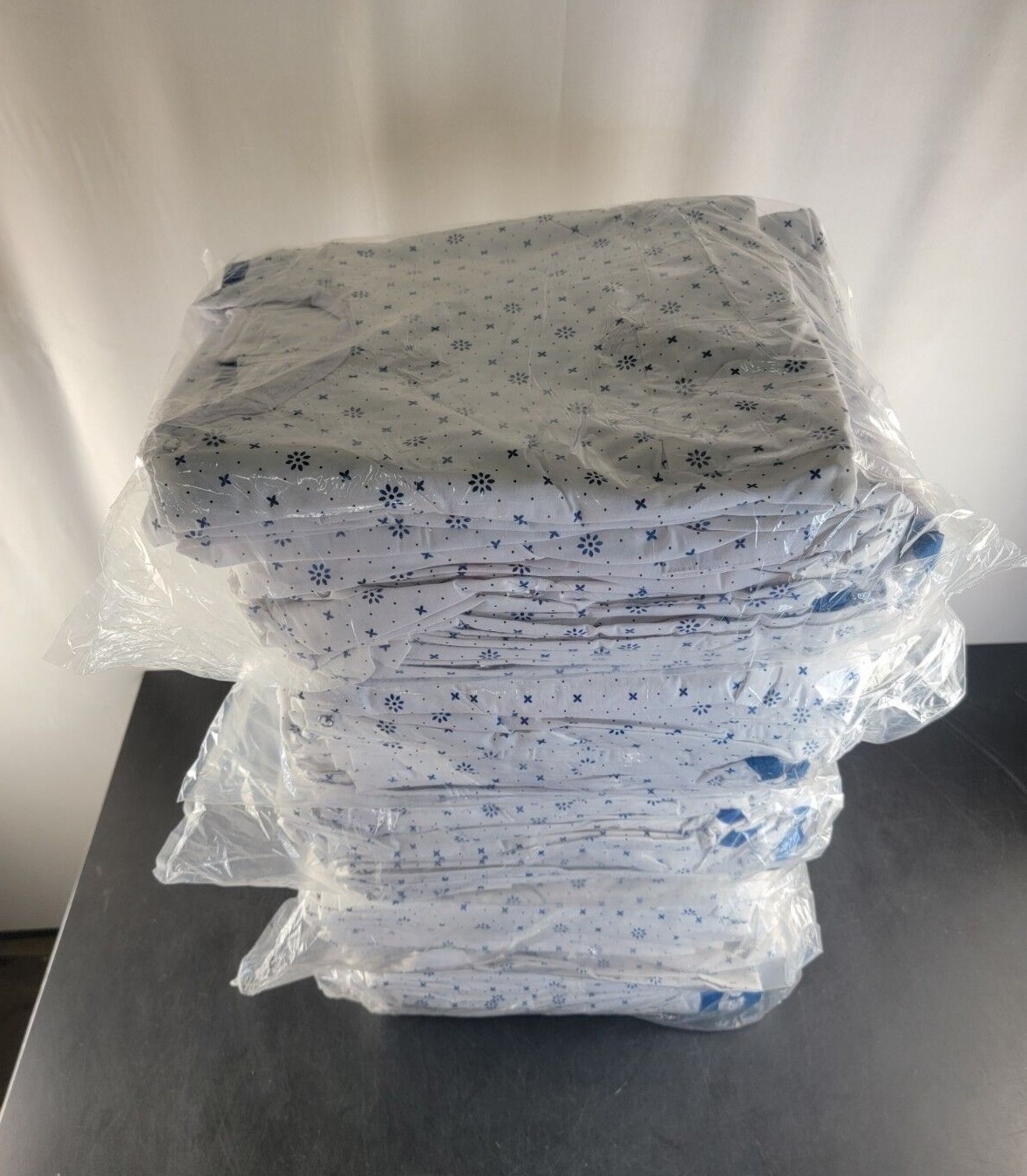 1 DZ or 5 DZ Patient Hospital IV Gown Telemetry Pocket 50” Length 68” Sweep