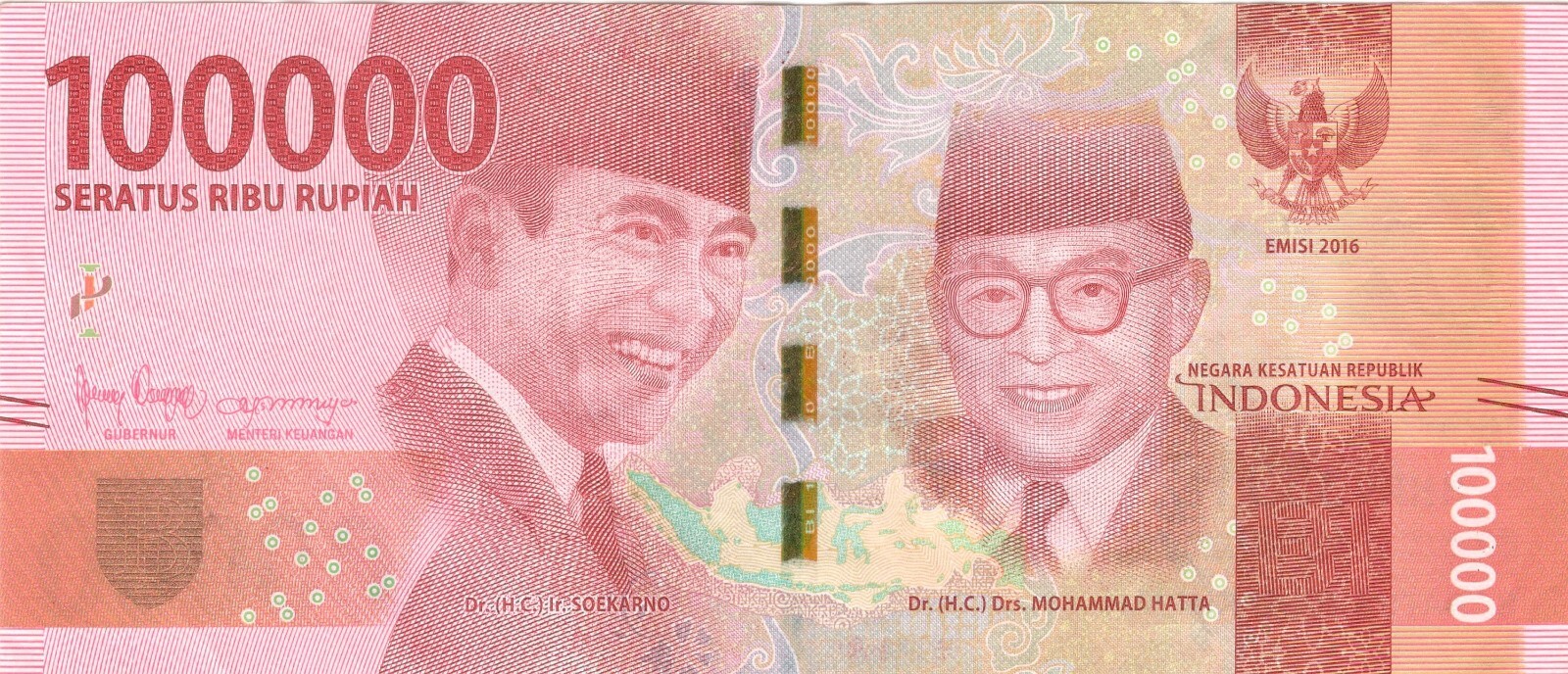 FIVE MILLION INDONESIA RUPIAH - 50 x 100,000 IDR Banknotes - AUTHENTIC & ACTIVE