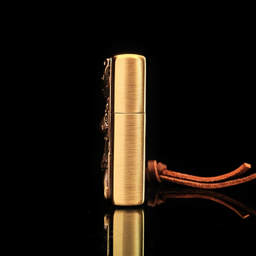 Cool Zippo Lighter with Cowboy Girl Design Gift For Men