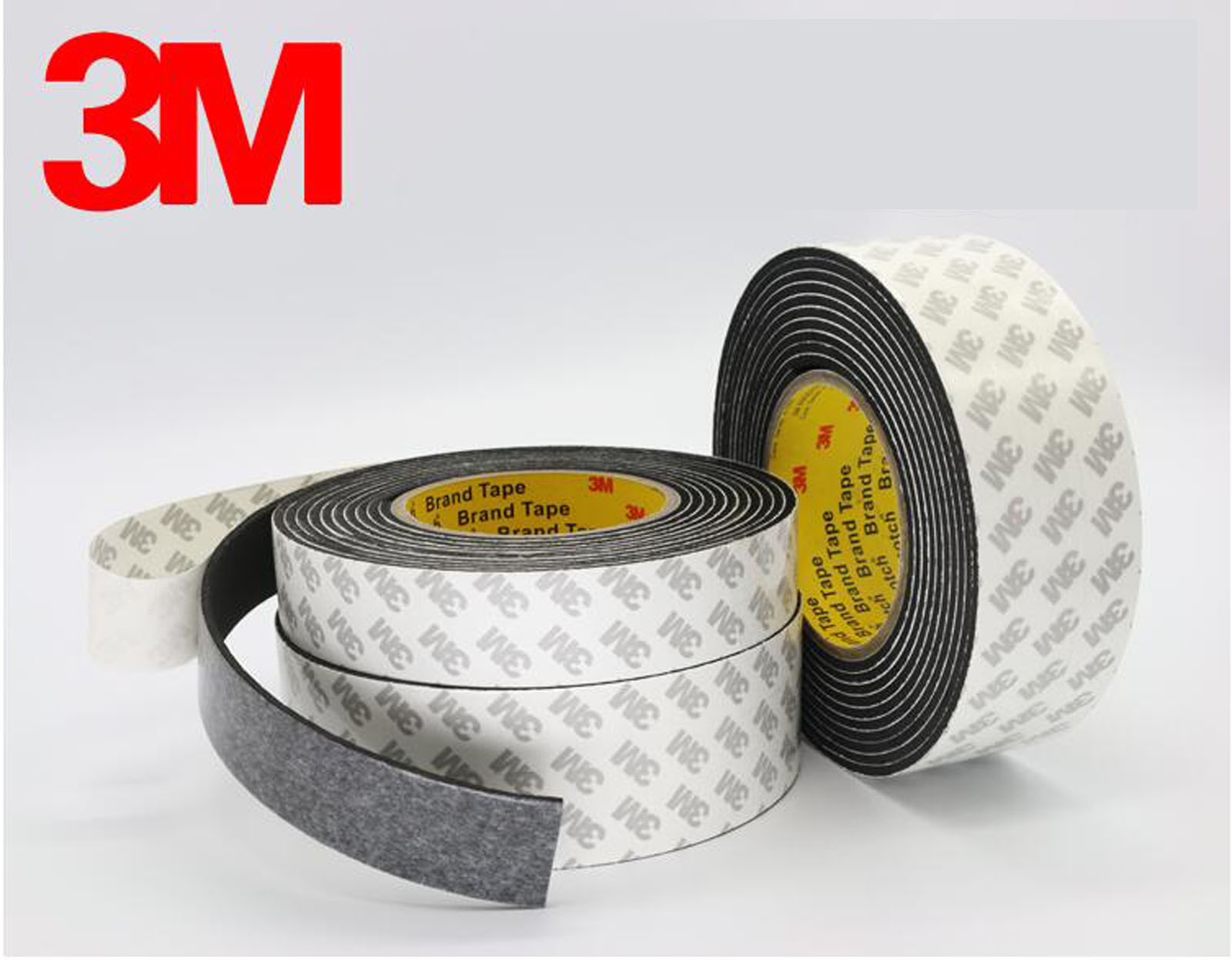 3M Eva Foam Adhesive Tape Single Sided 1, 2, 3, 5mm Thick Black Shockproof seal