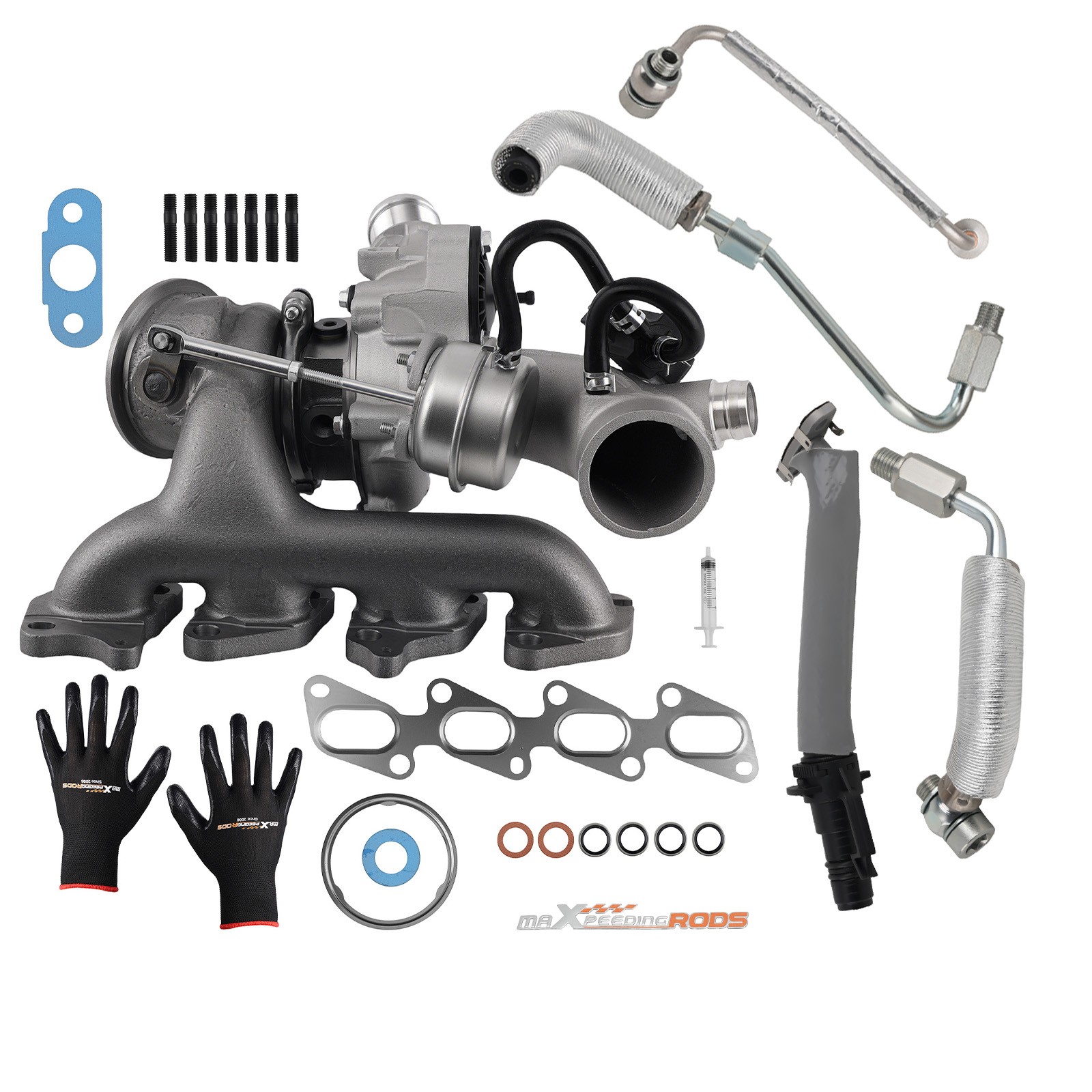 Complete Turbo Turbocharger Kit For Chevy Cruze Sonic Trax & Buick Encore 1.4L