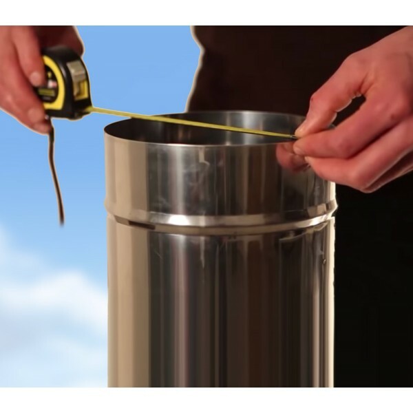 Chimney Fan For Fireplace Chimney Exhaust Fan For Round Flue 20 Cm/ 8" 110 Volt