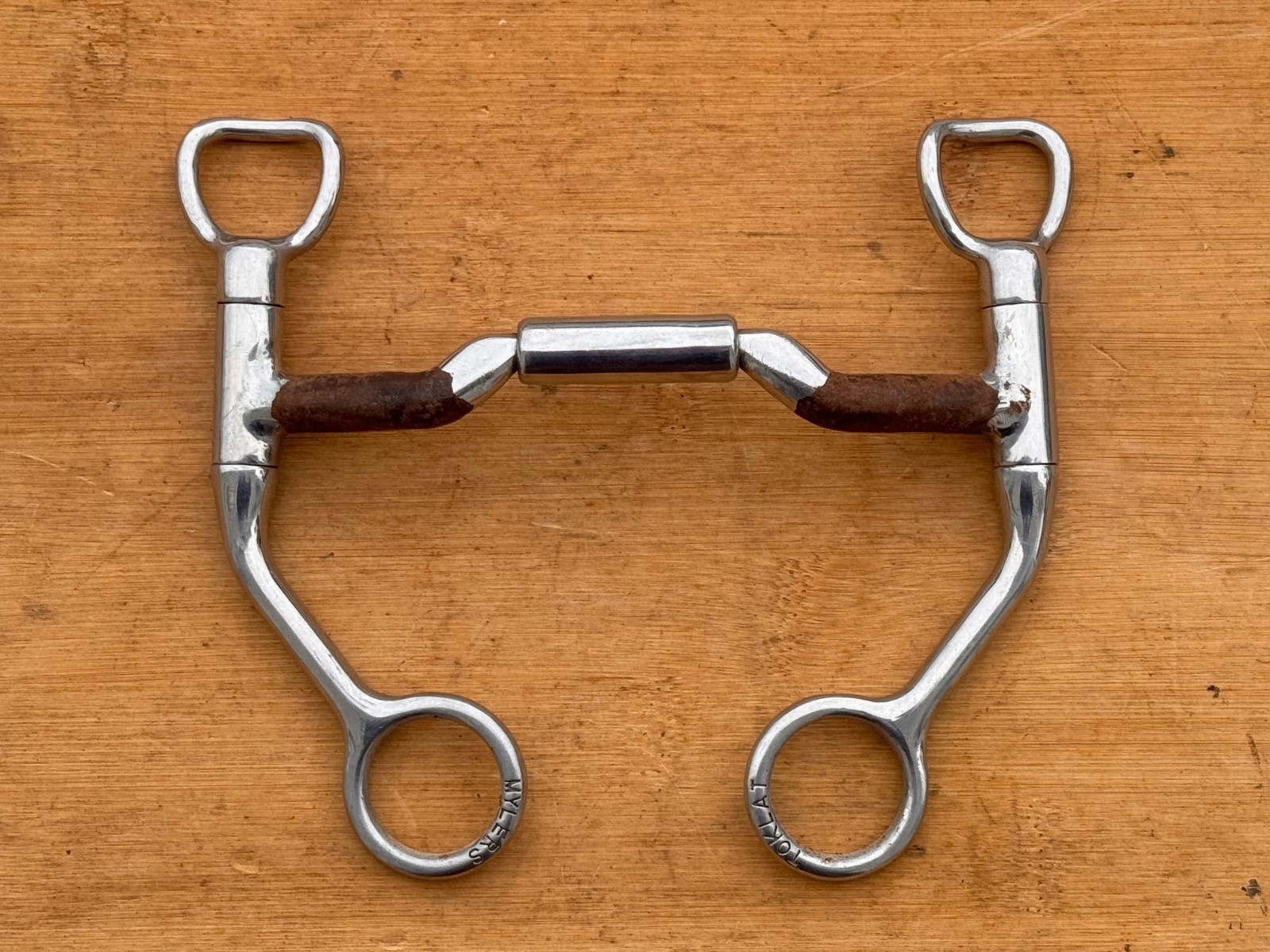 MYLER HBT Shank Sweet Iron Mullen Barrel Low Port Western Horse Bit ~ MB06 ~ 5"