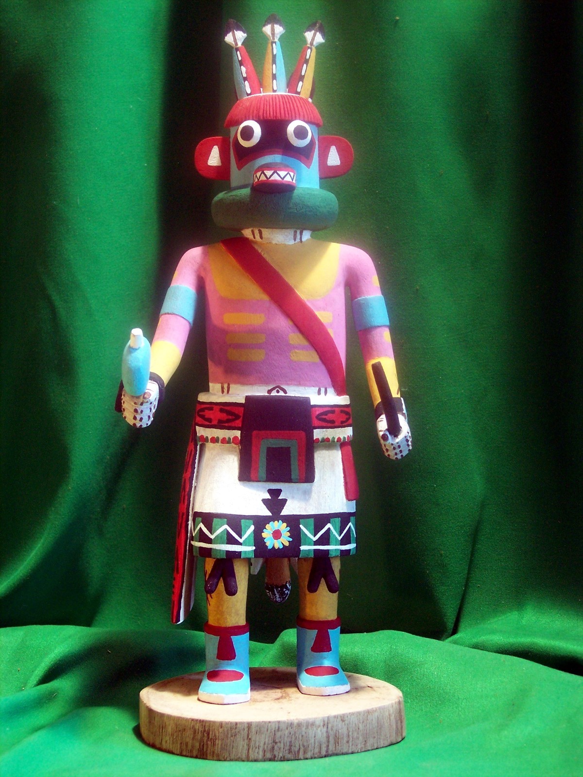 Hopi Kachina Doll - The 3-Horned Kachina by Conrad Torivio - Beautiful!