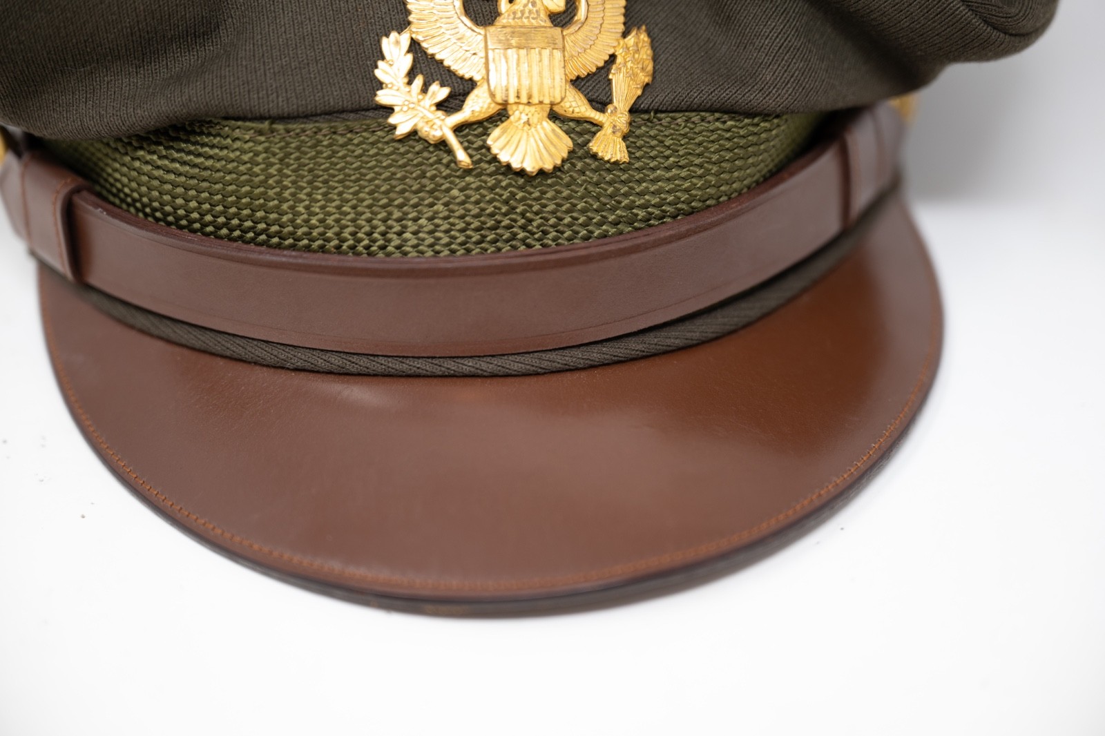 WWII US Army Air Force Officers Visor Crusher Cap Original GREAT CONDITION 7 1/4