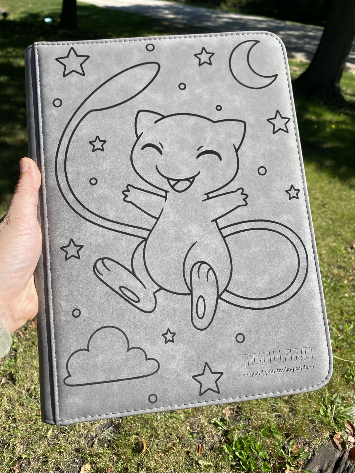 Pokémon Mew Laser Engraved Binder/ Made To Order! Engraved/Shipped In USA