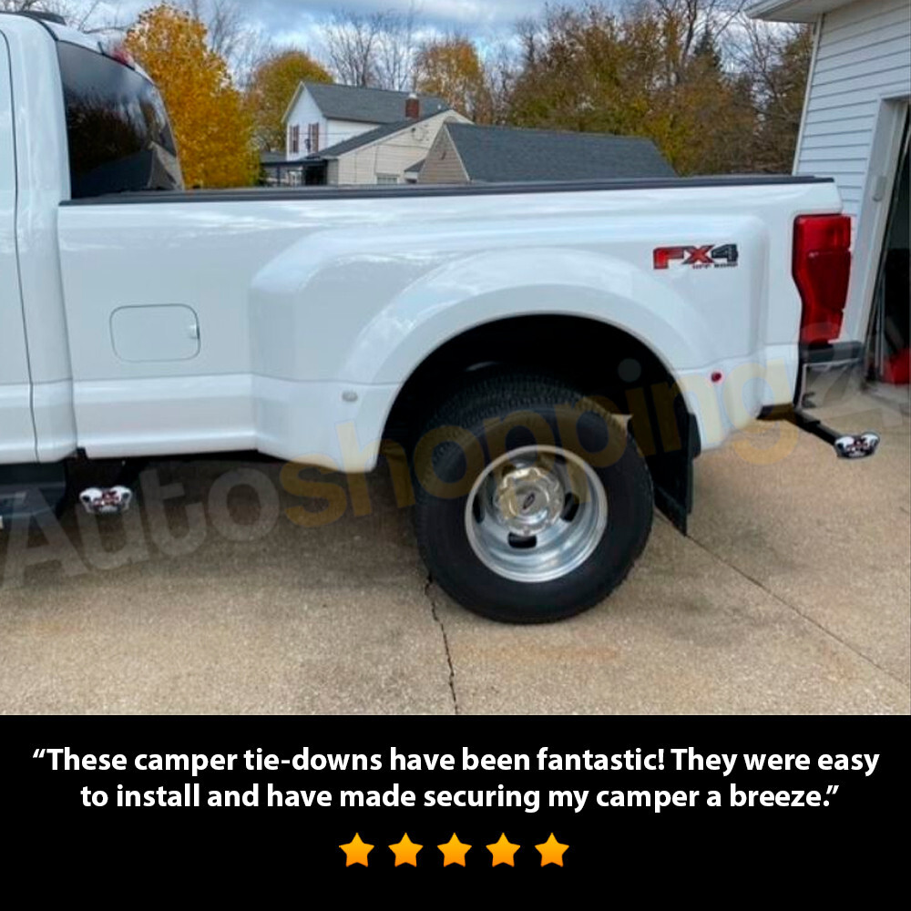 Torklift D3109 Rear Camper Tie-Downs for 2014-2018 Dodge Ram 2500 8' Bed