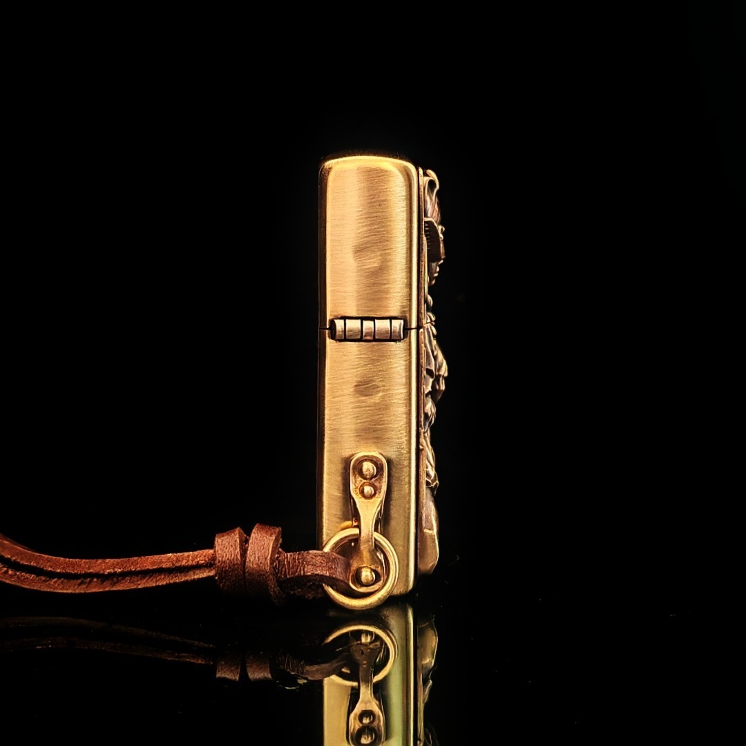 Cool Zippo Lighter with Cowboy Girl Design Gift For Men