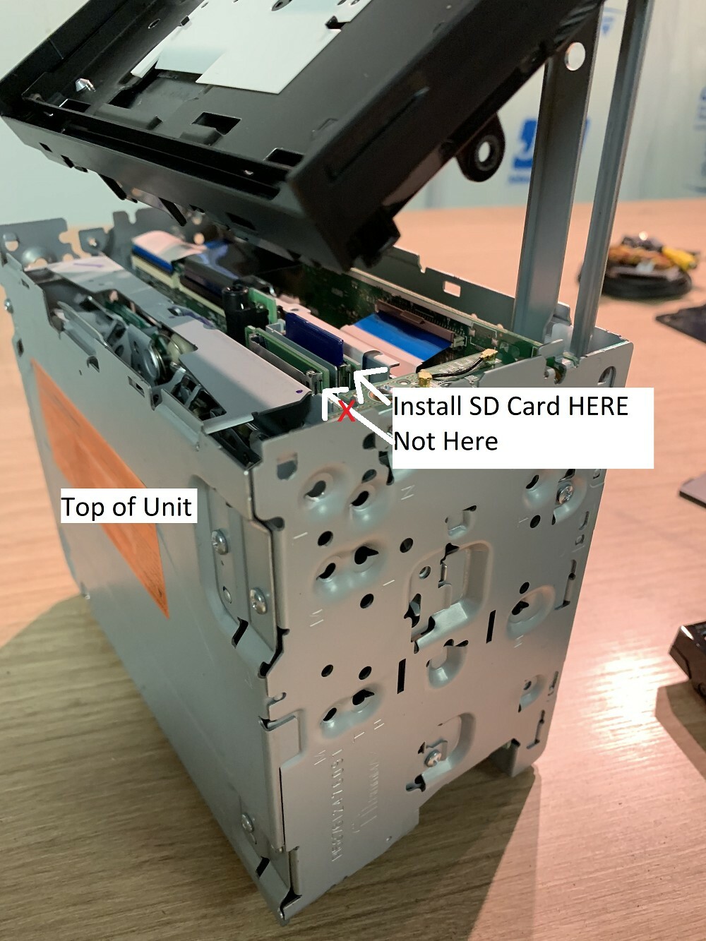 Pioneer AVH-W4400NEX SD card Boot loop & software error fix. 4400nex AVH4400nex